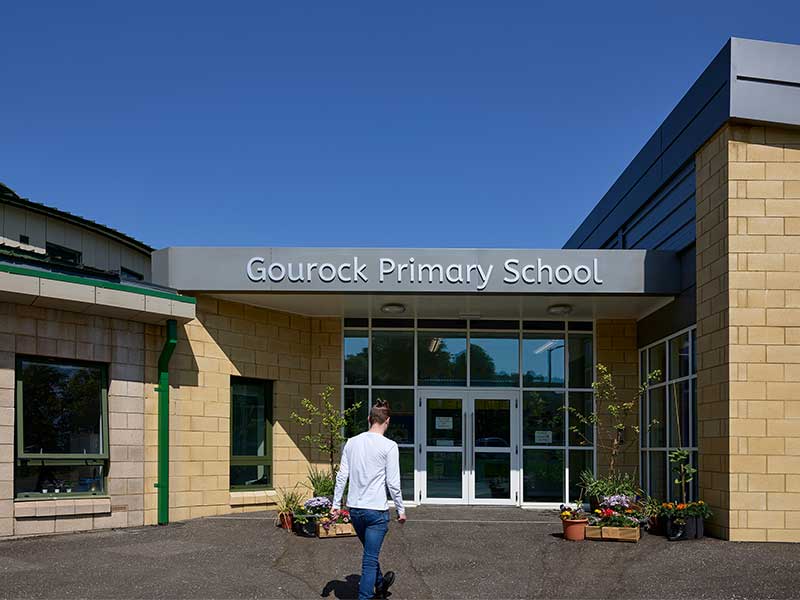Gourock Primary School Entrance 02
