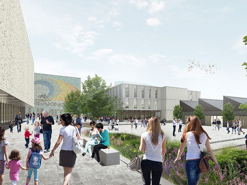 Halo cgi public space