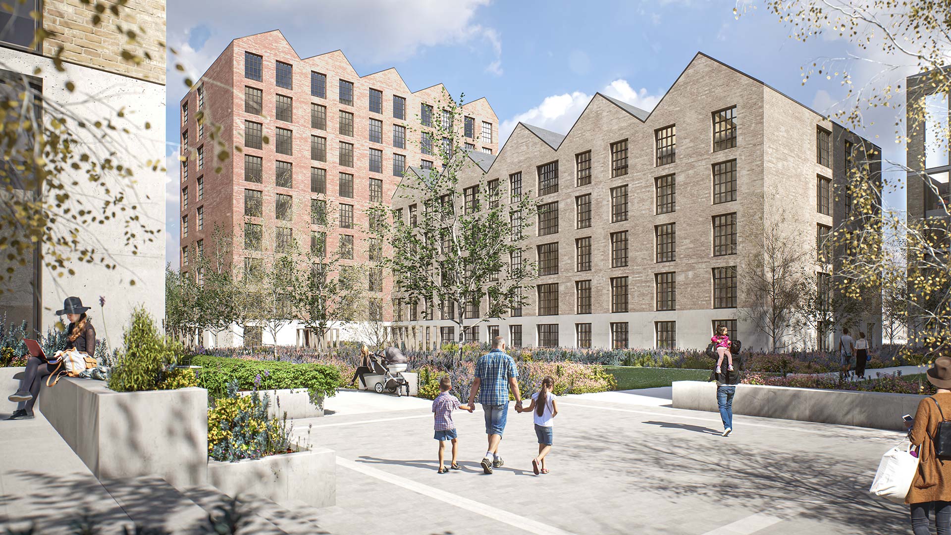 Lancefield Quay Courtyard