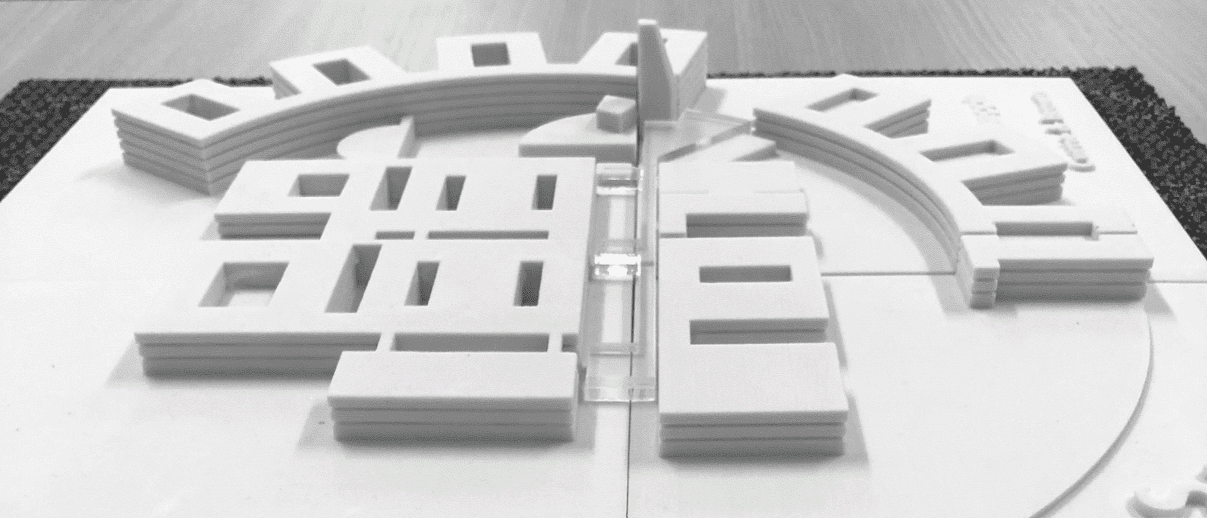 Monklands The Village Concept - 3D Printed Model