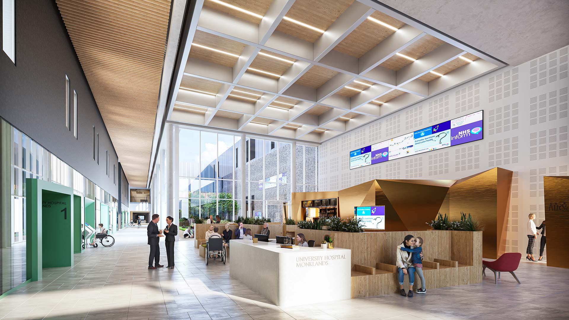 Monklands Hospital Entrance