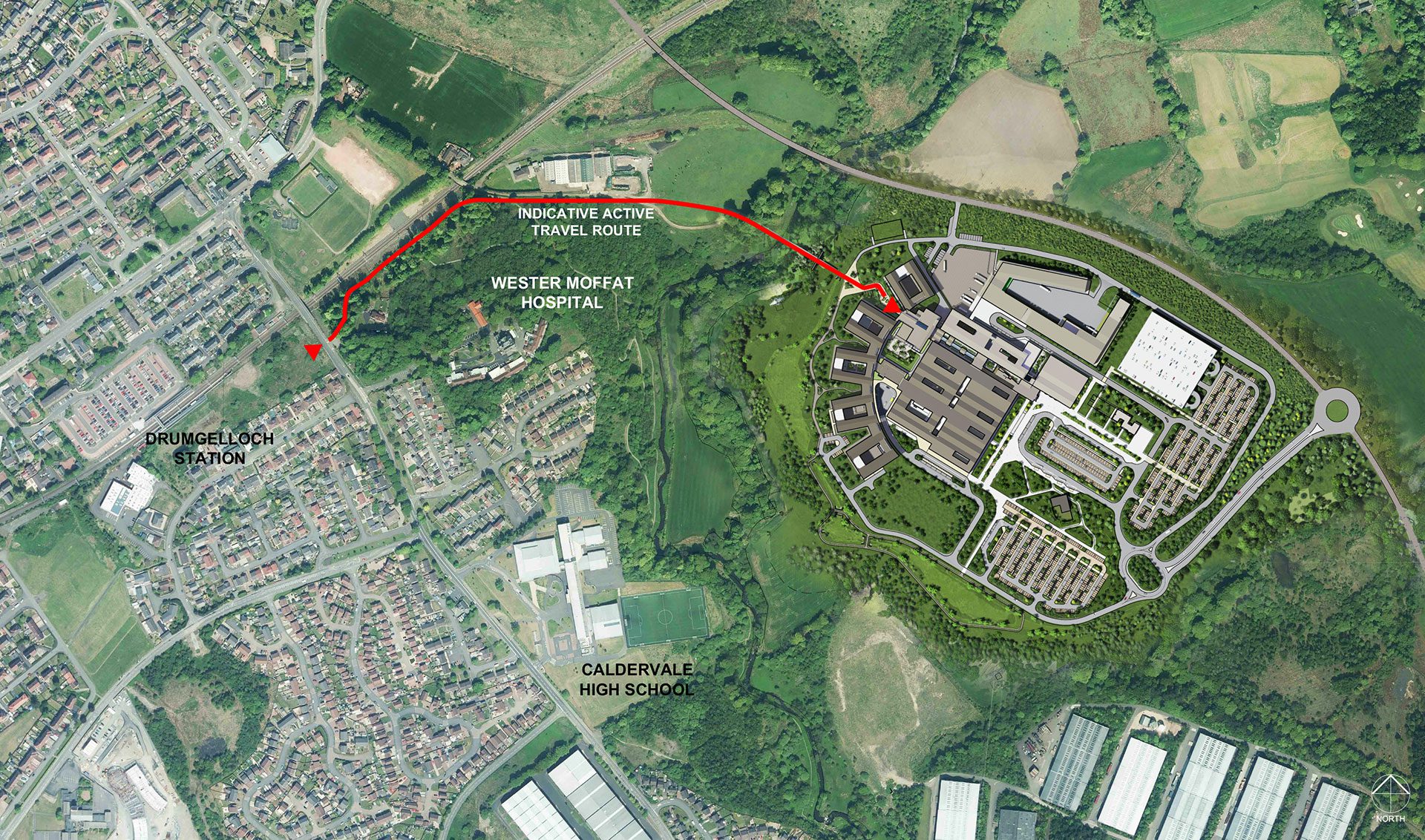 Monklands Indicative Active Travel Route