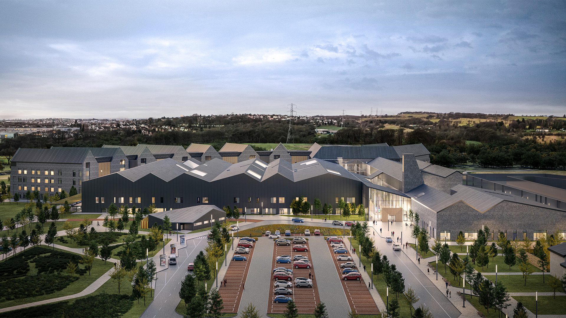 New University Hospital Monklands Hospital Architecture Keppie Design