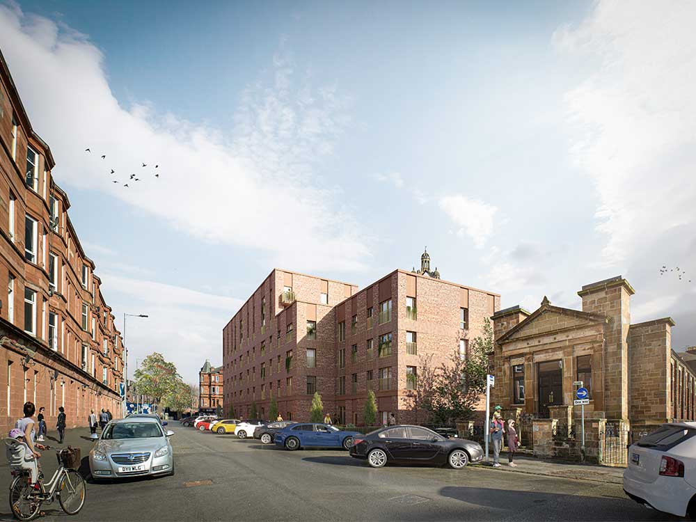 Queens Garage Nithsdale Drive View