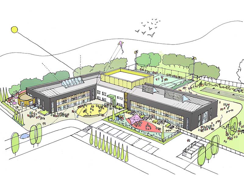 Whatriggs Primary School Sketch 01