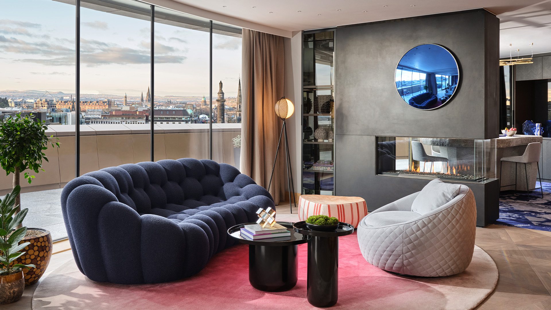 Guestroom at W Edinburgh Hotel